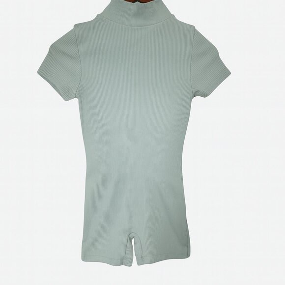 OQQ Women Rompers Ribbed Short Sleeve - Size Small - Picture 5 of 5